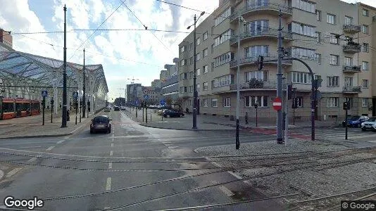 Kontorslokaler för uthyrning i Łódź – Foto från Google Street View