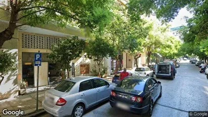 Magazijnen te huur in Athene Ampelokipoi - Foto uit Google Street View