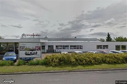 Verkstedhaller til salgs i Næstved – Bilde fra Google Street View
