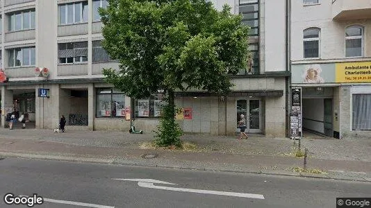 Gewerbeflächen zur Miete i Berlin Charlottenburg-Wilmersdorf – Foto von Google Street View