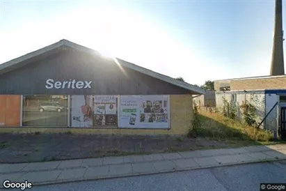 Verkstedhaller til salgs i Frederikshavn – Bilde fra Google Street View