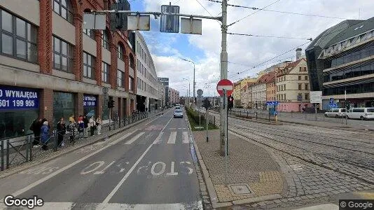 Kontorslokaler för uthyrning i Wrocław – Foto från Google Street View