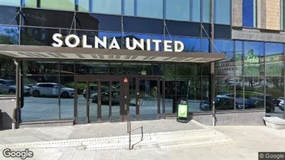 Kontorslokaler för uthyrning i Solna – Foto från Google Street View