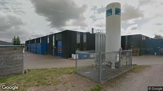 Lagerlokaler till salu i Hornslet – Foto från Google Street View