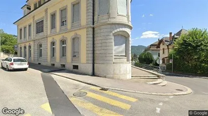 Lagerlokaler för uthyrning i Delsberg – Foto från Google Street View